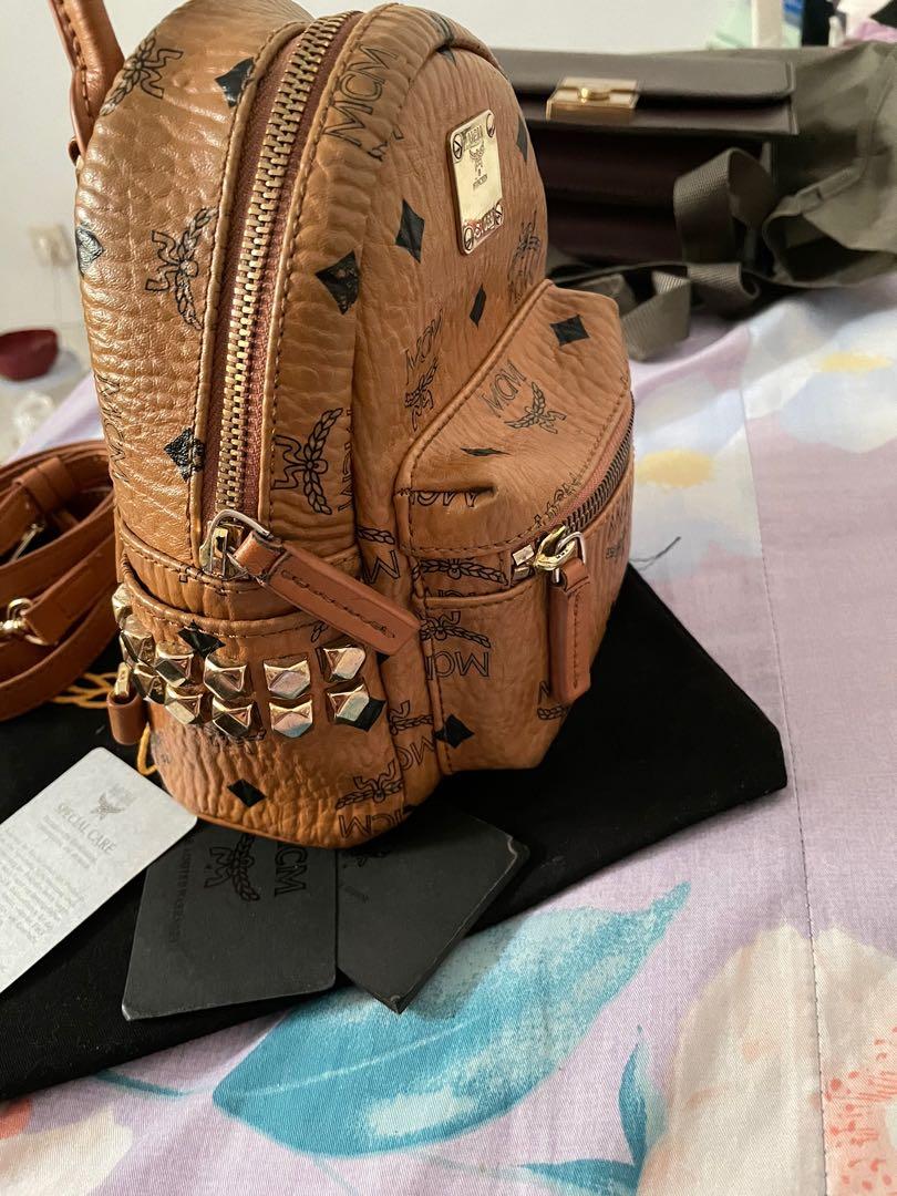 MCM Bebe Boo Backpack, Barang Mewah, Tas & Dompet di Carousell