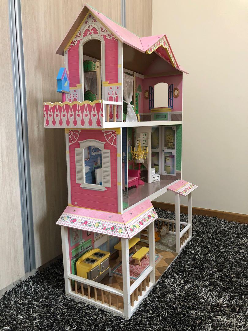 Kidkraft sweet savannah dollhouse top