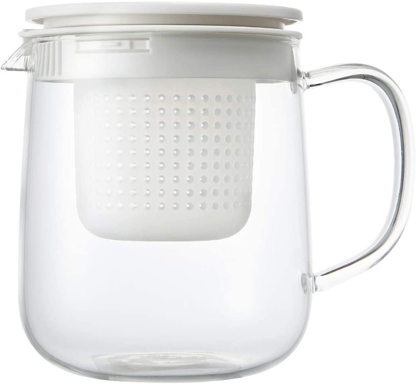 Muji Heat Proof Glass Pot Jar, Furniture & Home Living, Kitchenware