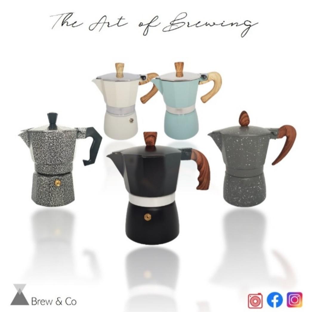 PREMIUM Espresso Moka Pot for Induction Hob Coffeemaker Precolatar Cuppocinno Latte 300ML