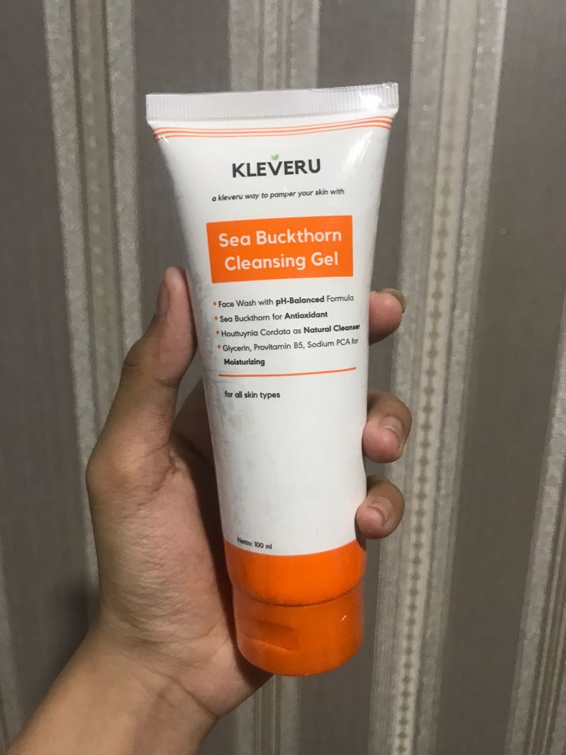 NEW facial wash kleveru, Kesehatan & Kecantikan, Kulit, Sabun & Tubuh