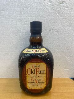 2431A AP【古酒、未開栓】Grand Old Parr DeLuxe 12年 750m ジョニーウォーカー ブラックラベル 2本おまとめ シーバスリーガル 1リットル grand old parrの通販