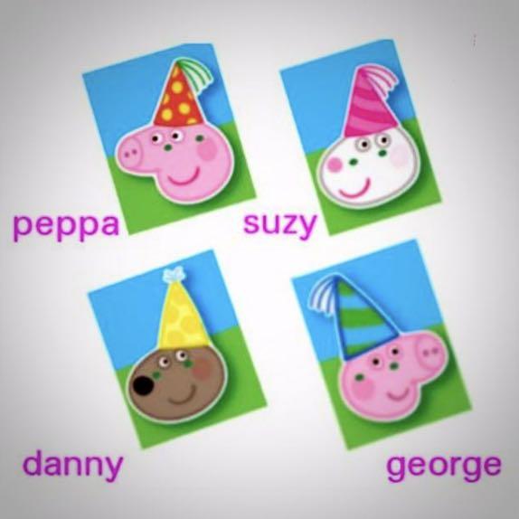 Peppa pig party supplies party mask / party deco, Hobbies & Toys