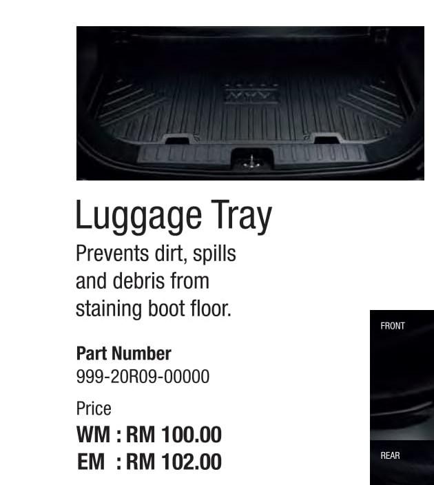 Perodua Original Luggage Tray myvi, Auto Accessories on Carousell