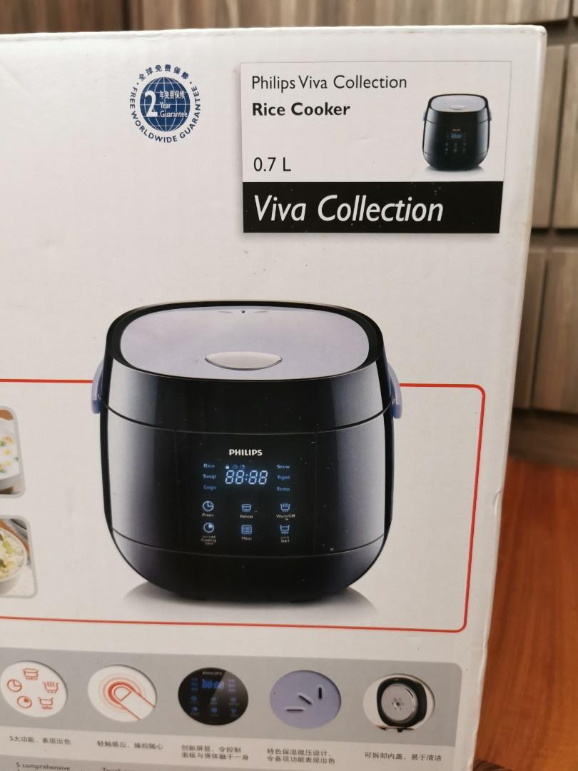 Philips Rice Cooker Viva Collection 0.7L, TV & Home Appliances, Kitchen