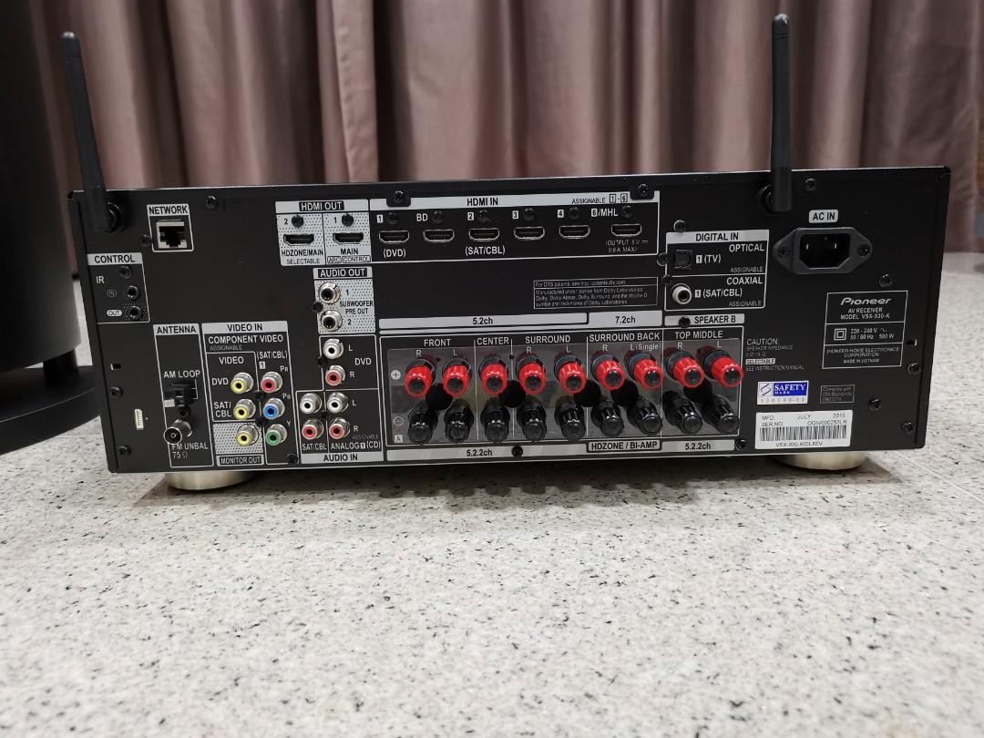 Pioneer AV Amplifier VSX930K, Audio, Soundbars, Speakers & Amplifiers on Carousell