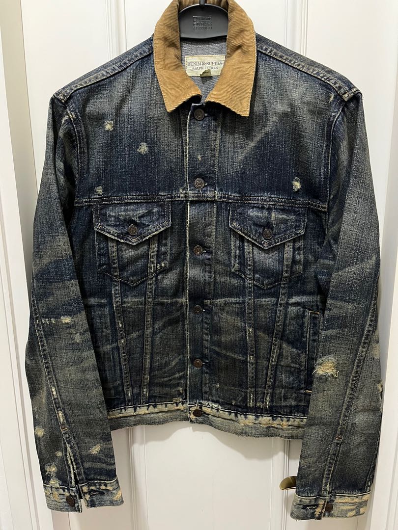 polo with denim jacket