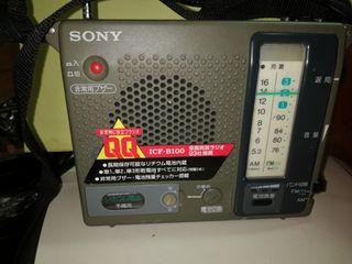 Portable radio sony