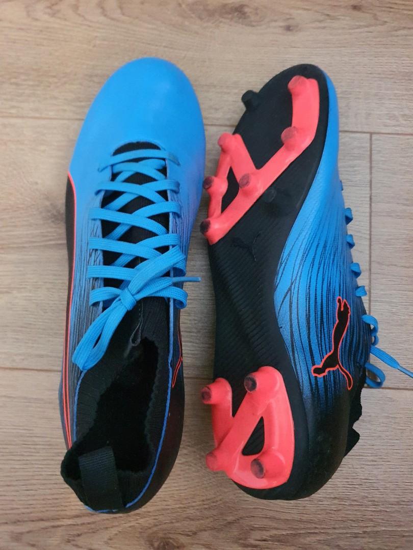 Puma pink and blue boots hotsell