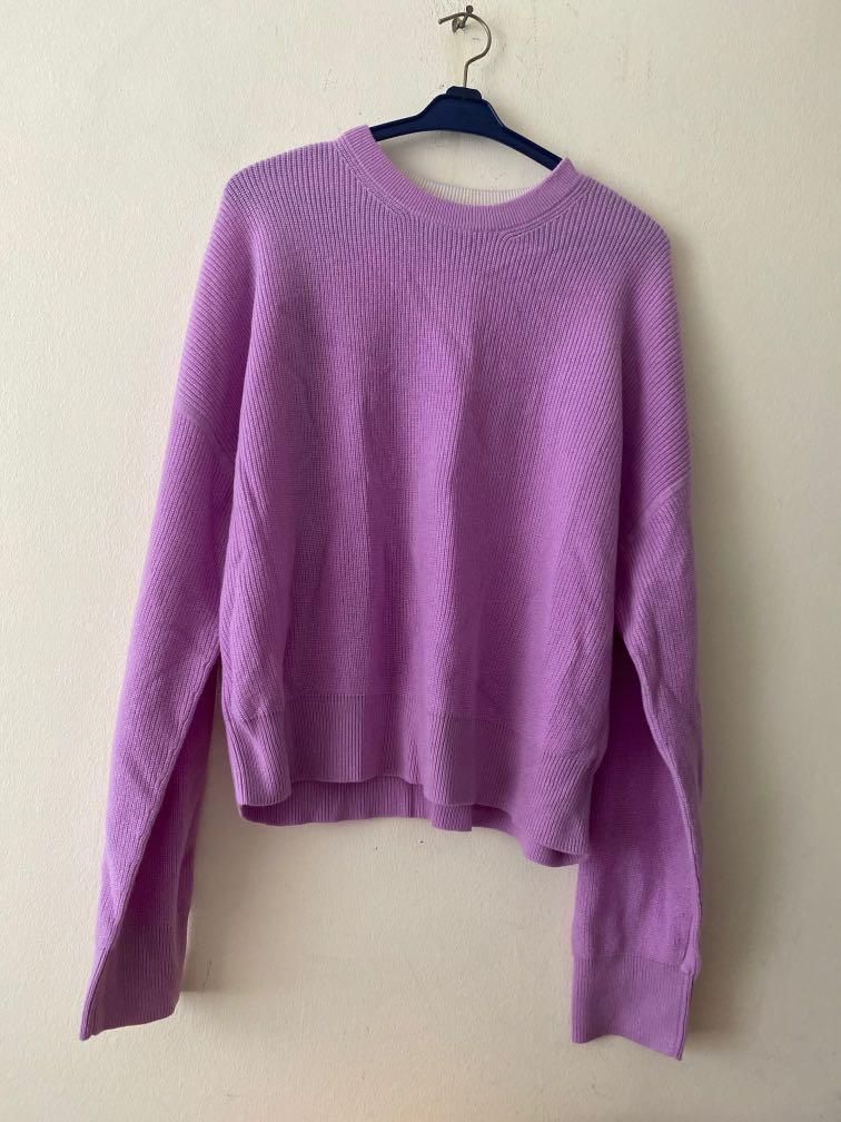 Purple pullover discount