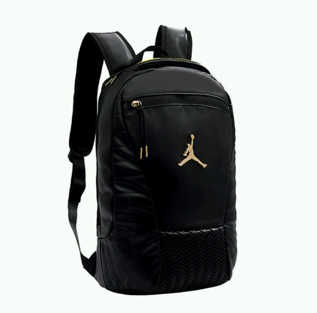 black backpack jordan