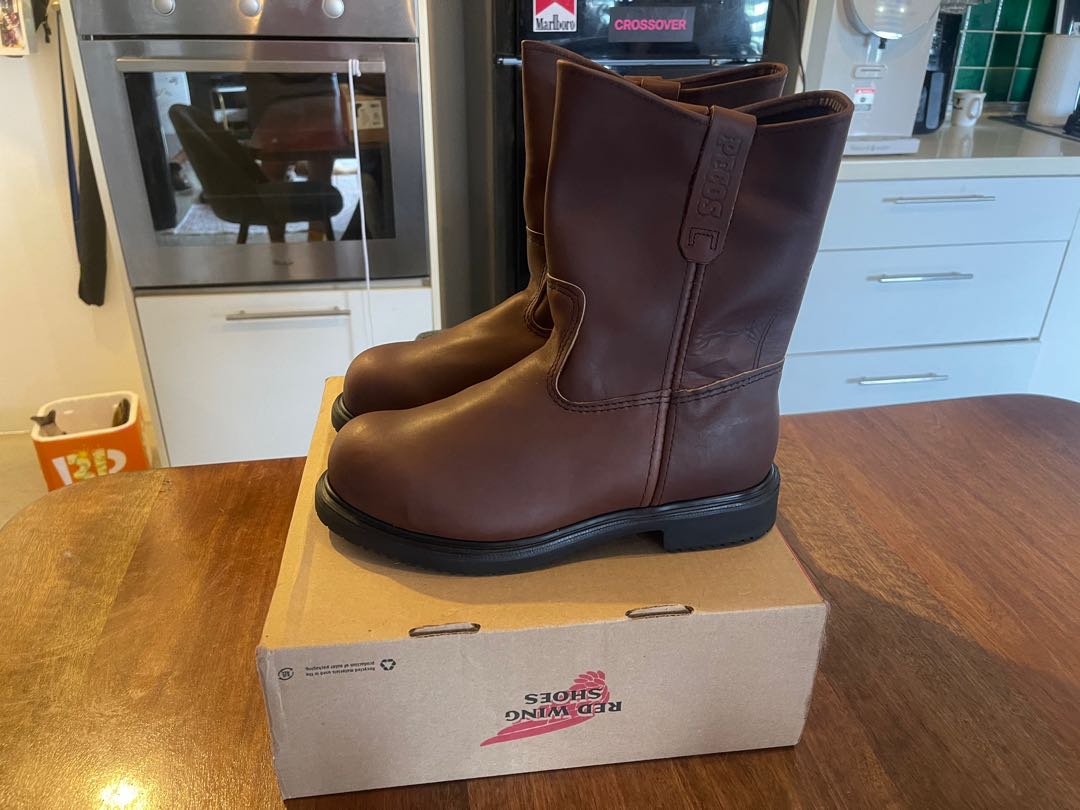 Red Wing Safety Shoe 8241 Men s Pecos 9 inch Pull On Boot