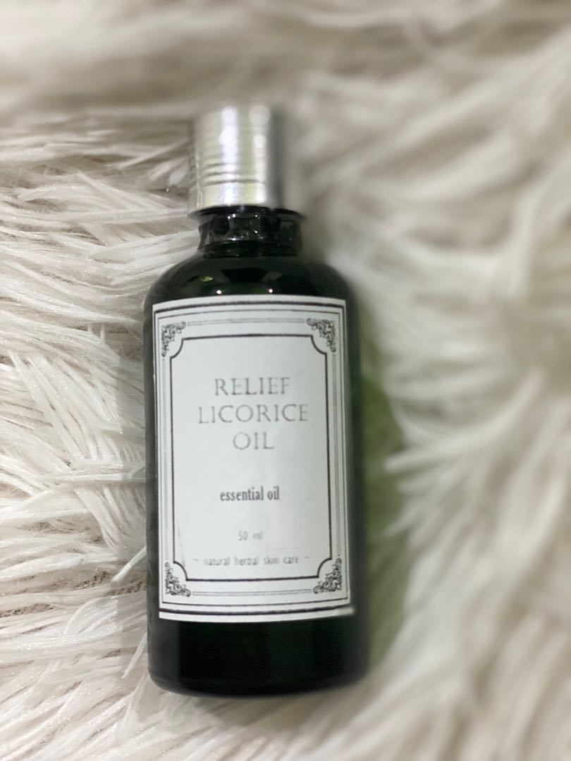 Relief Licorice Essential Oil 50ml, Beauty & Personal Care, Face, Face
