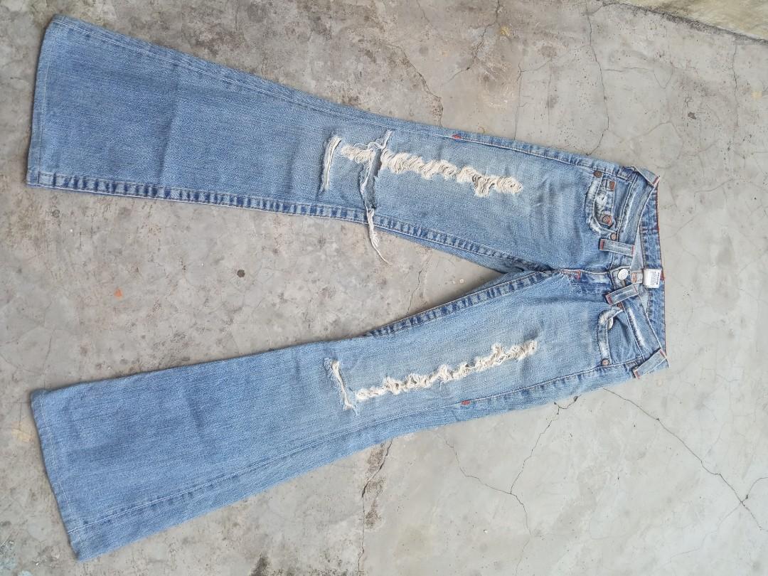 Ripped jeans cutbray True Religion 