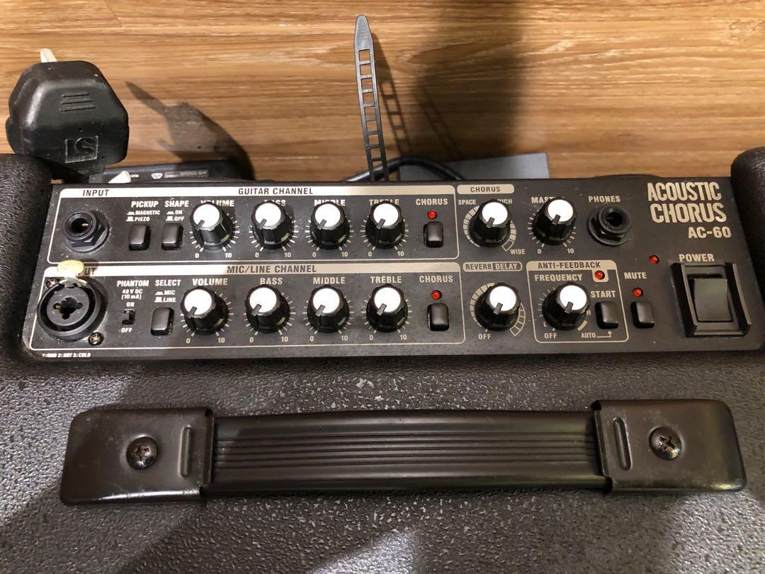 Roland Ac 60 Acoustic Amp Hobbies Toys Music Media Music Accessories On Carousell
