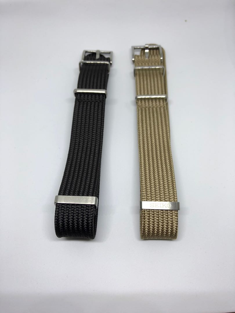 Seiko 20mm fabric strap, Luxury, Watches on Carousell
