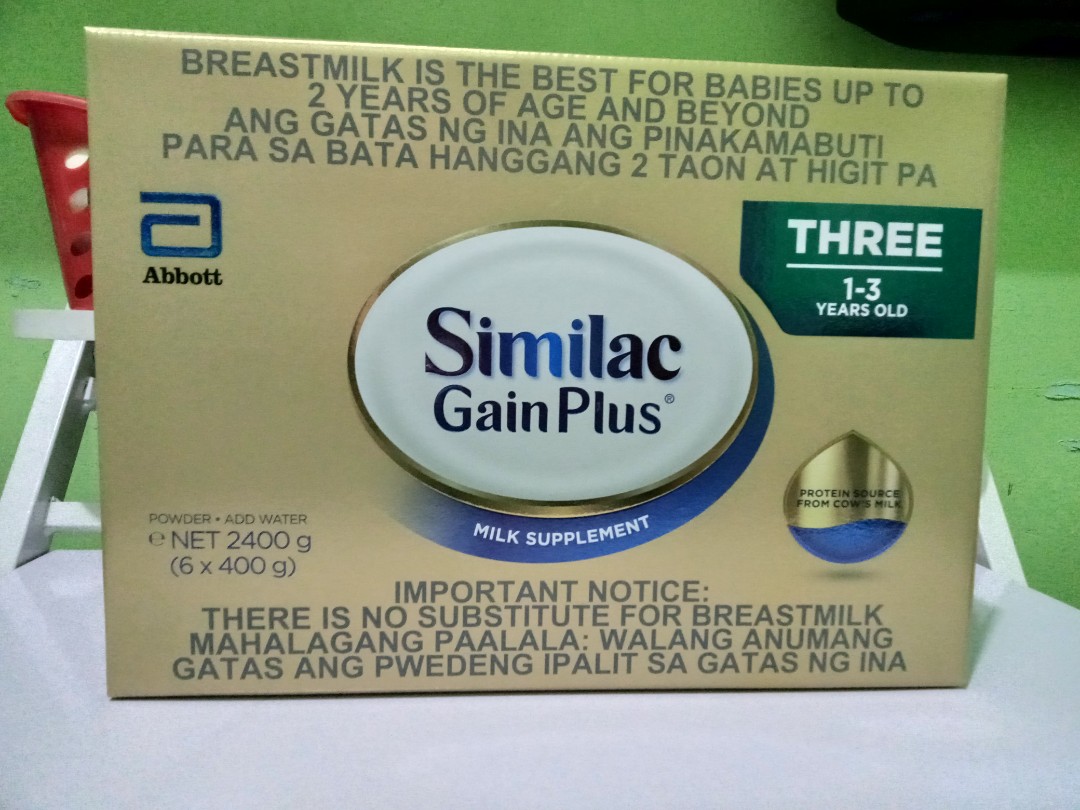 Similac gain plus 1 best sale to 3