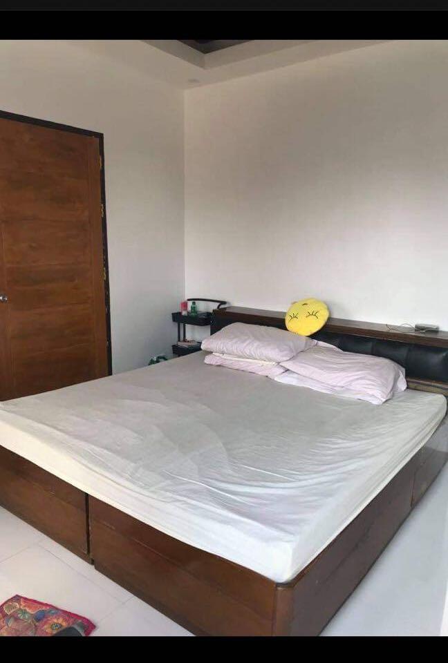 Solid Narra Bed Frame Matrimonial size 73x75 inches, Furniture & Home