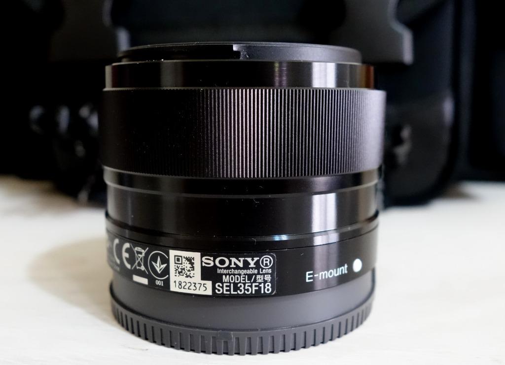 SONY E 35mm F1.8 E接環大光圈定焦鏡(SEL35F18) , 相機攝影, 鏡頭及