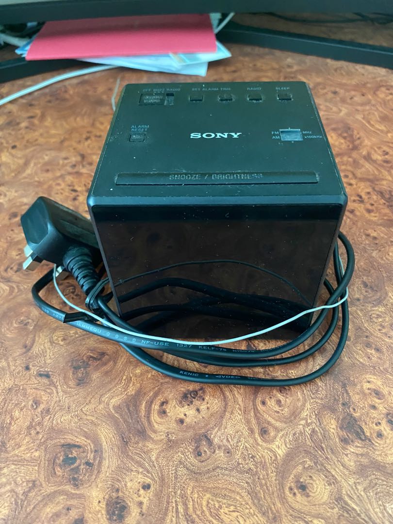 Sony ICFC1 Clock Radio (Black), TV & Home Appliances, Other Home