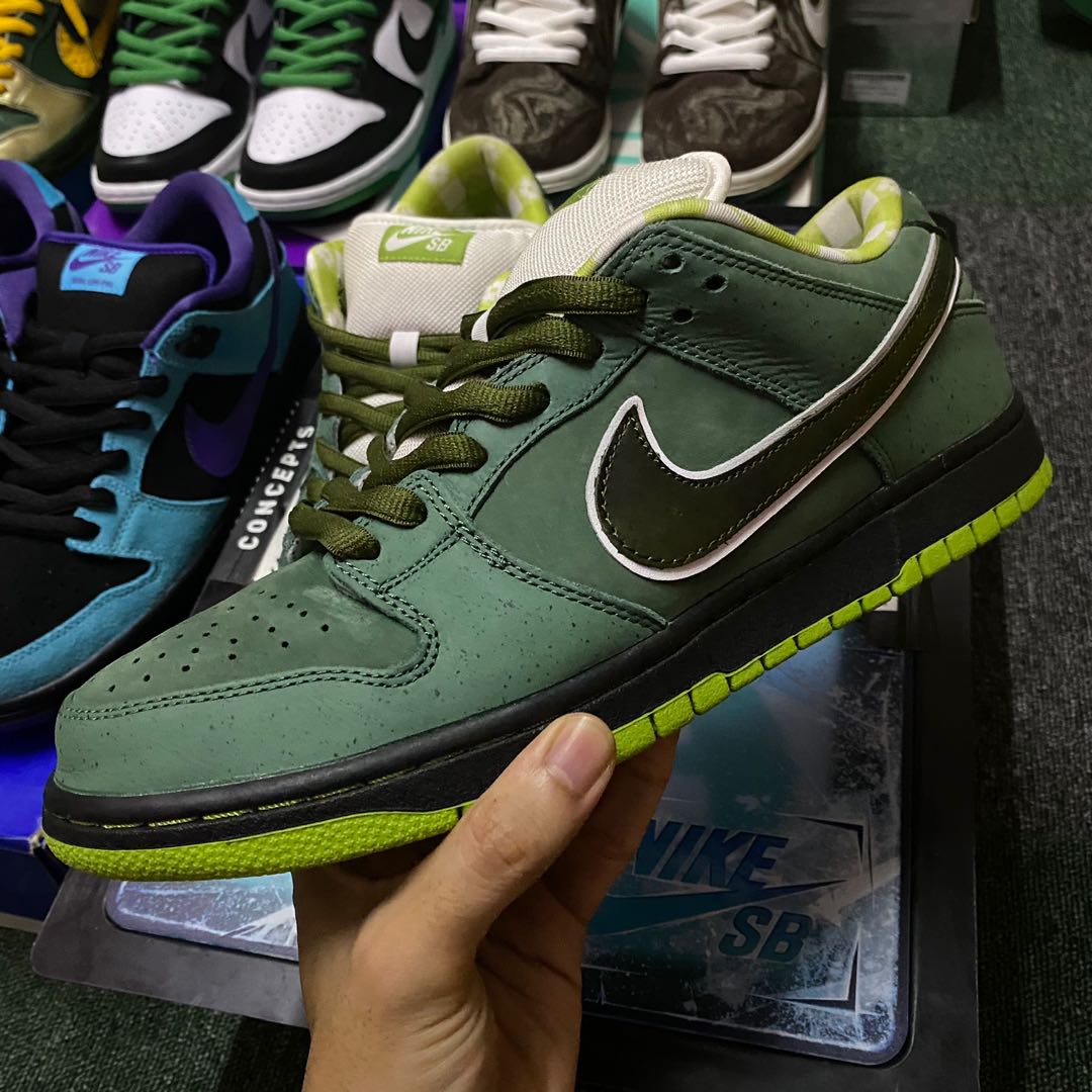 Special Box SB Dunk Low Green Lobster Men s Fashion