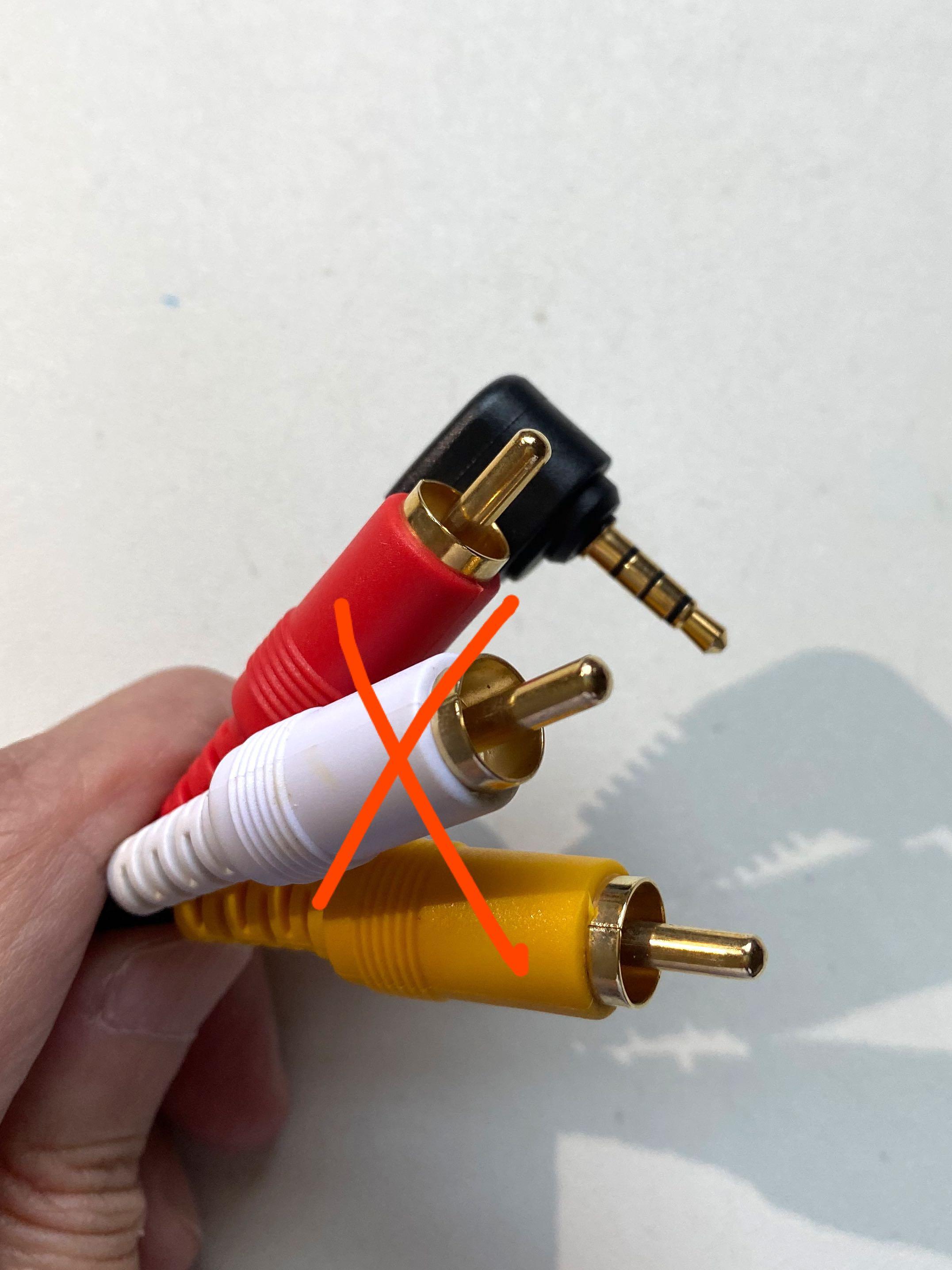 Stereo Audio Jack RCA Cable Wire (new & used), Audio, Other Audio