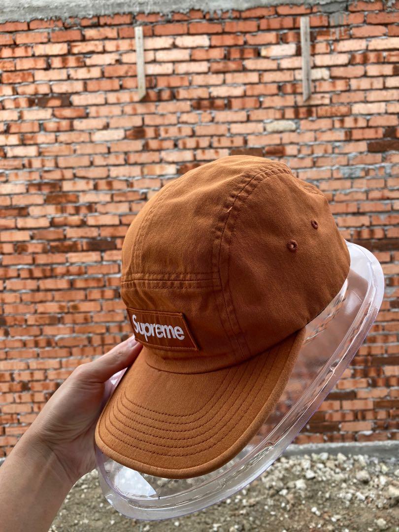 Supreme FW18 Rust Orange 5 Panel Camp Cap, Men's Fashion, Watches ...