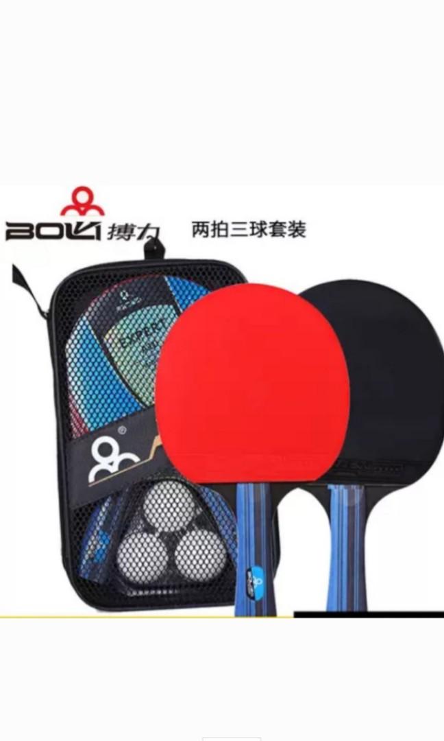 Tt Set Table tennis set(black wood),NEW TABLE TENNIS SET(2 bats,3 balls with ...