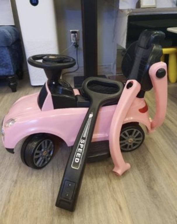 Toddler Push Car (Pink), Babies & Kids, Infant Playtime on Carousell