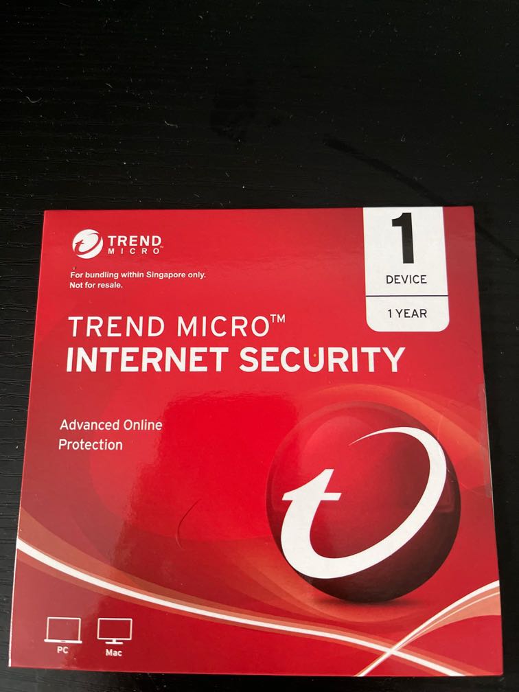 Trend Micro Internet Security 1 Device 1 Year Computers Tech Parts Accessories Software On Carousell