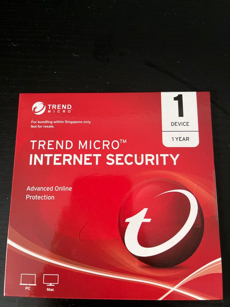 Trend Micro Internet Security 1 Device 1 Year Computers Tech Parts Accessories Software On Carousell