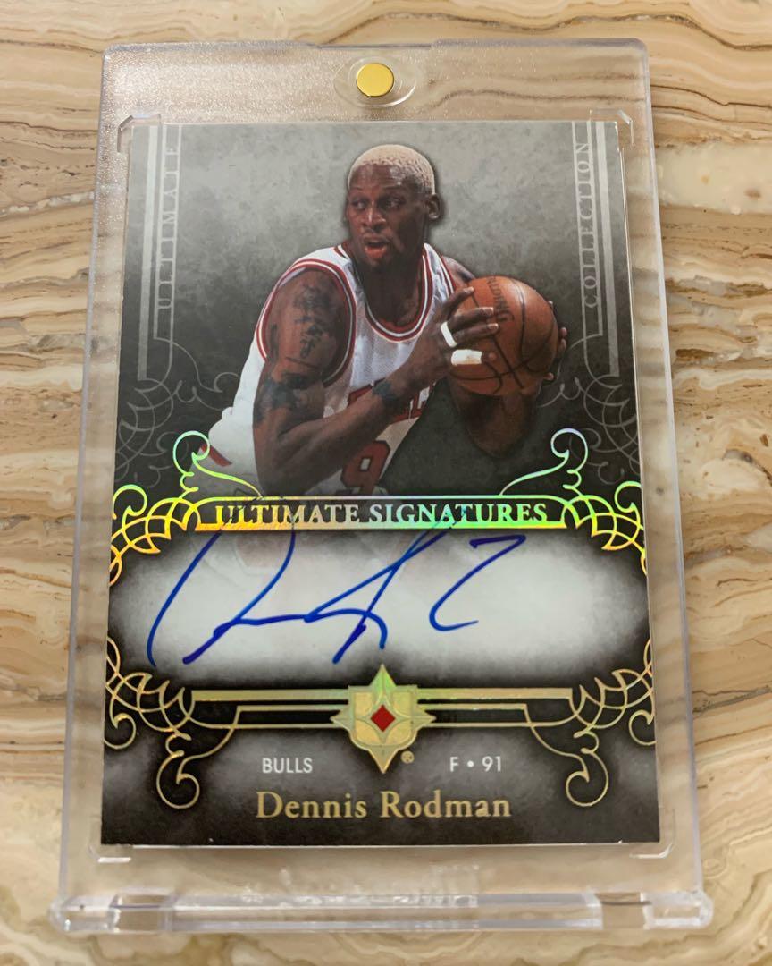 dennis rodman ultimate signature auto