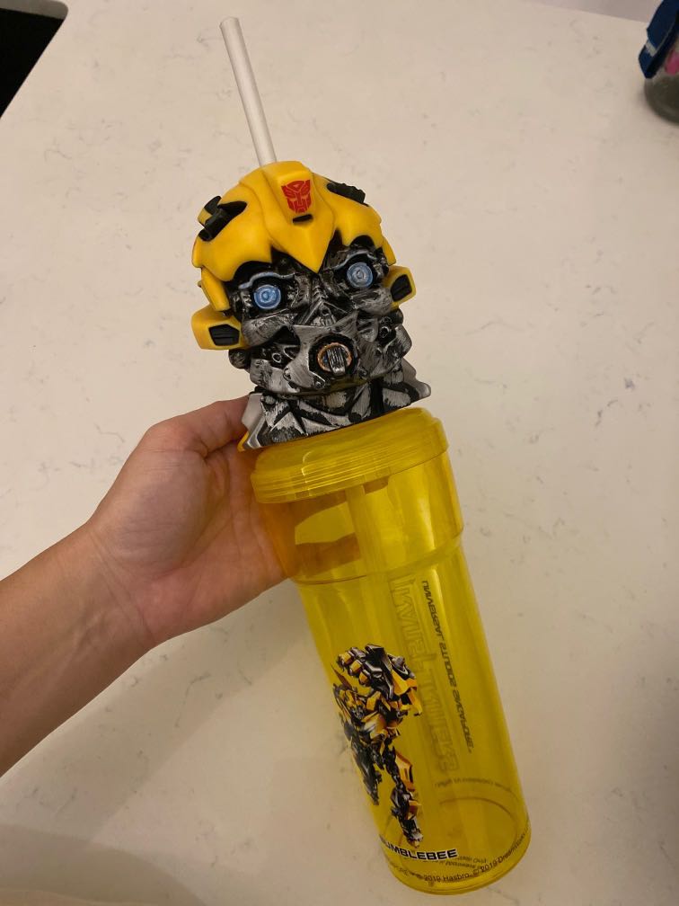 Transformer Water Bottle Bumblebee Used
