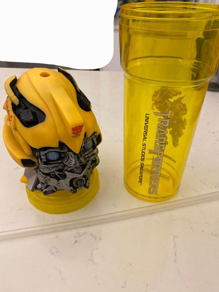 Transformers Bumblebee NBE2 B-127 Acrylic Travel Tumbler Water