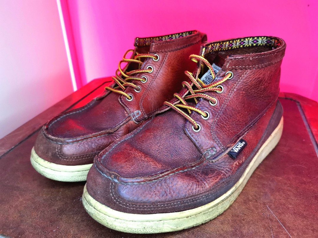 Vans california leather top