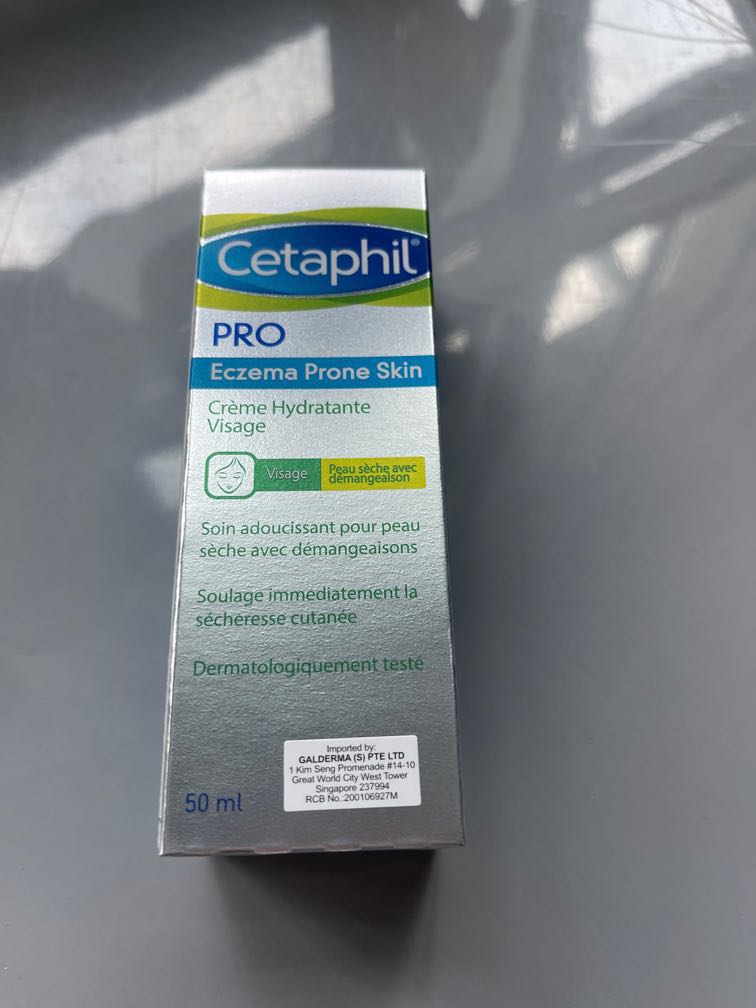 Cetaphil Pro Eczema Prone Skin Face Moisturizing Cream (50ml), Beauty