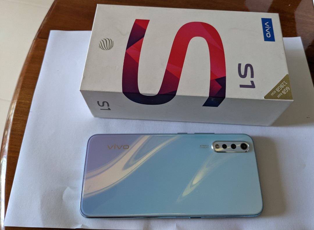 Vivo S1 1907 Aqua blue 128gb/6gb, Mobile Phones & Gadgets, Mobile ...