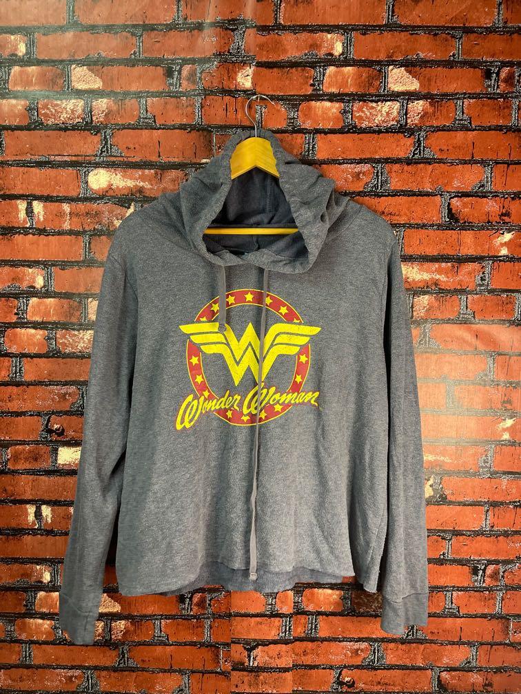 Wonder Woman Hoodie, Men's Fashion, Tops & Sets, Hoodies on Carousell