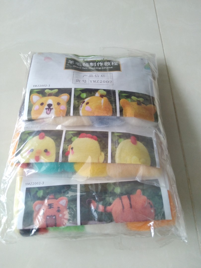 Wool Felt Craft, Hobbies & Toys, Stationery & Craft, Handmade Craft on