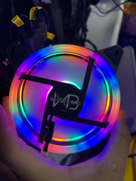 6x 120mm Case Fan, PC Case Fan High Performance, 3pin Connector, 6