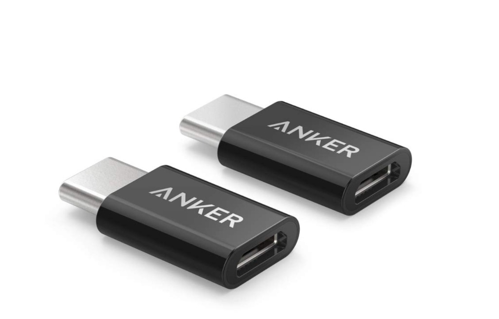 [2 in 1 Pack] Anker USBC (Male) to Micro USB (Female) Adapter