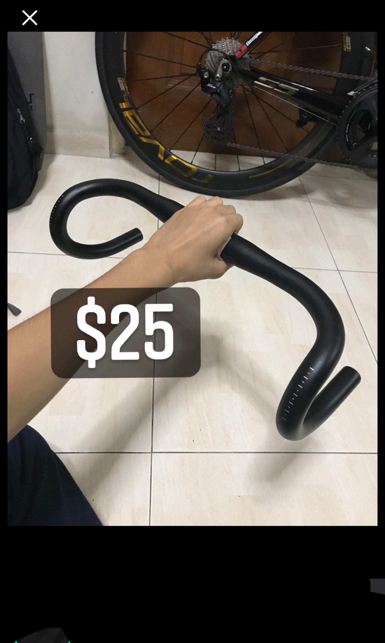 400mm Bontrager Drop HandleBar 400mm bar dropbar tags road bike