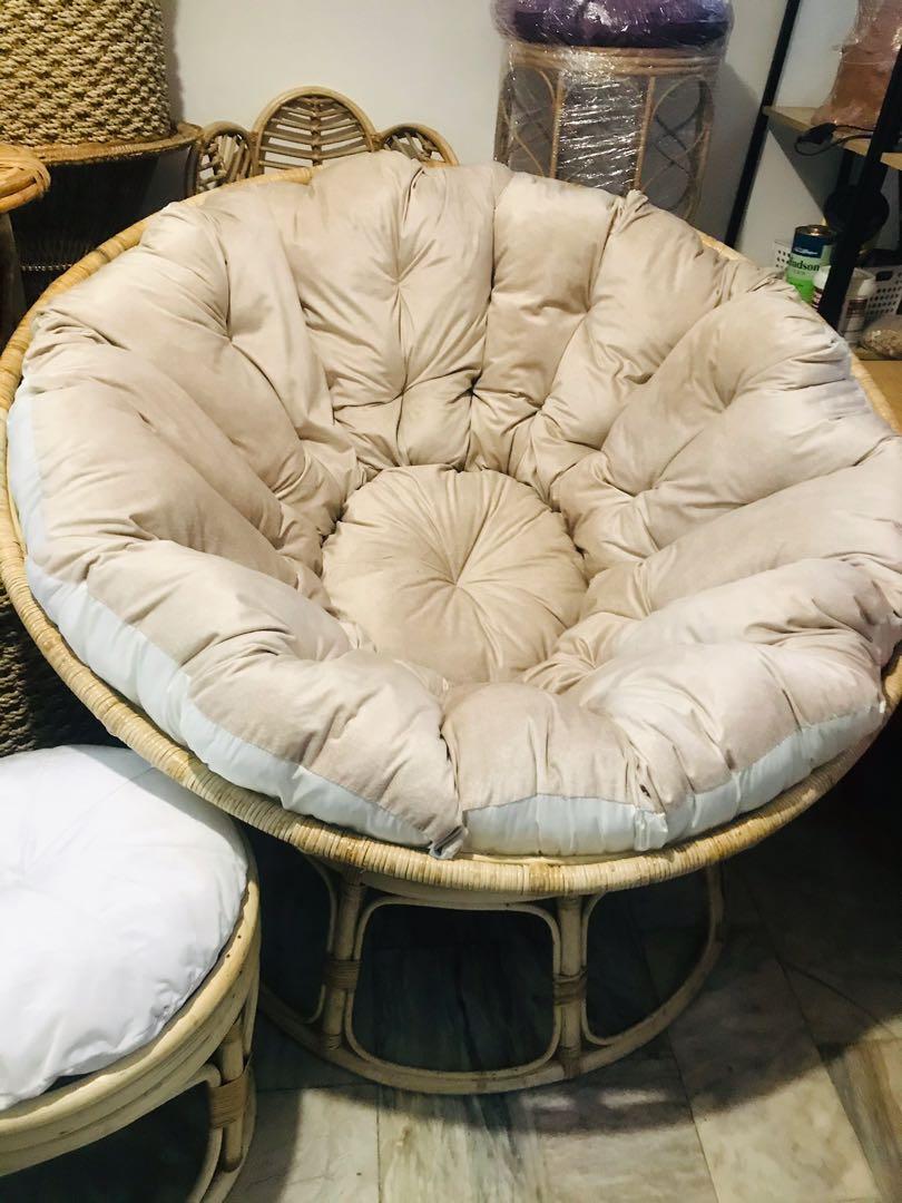 Papasan chair store cushion 50 inch