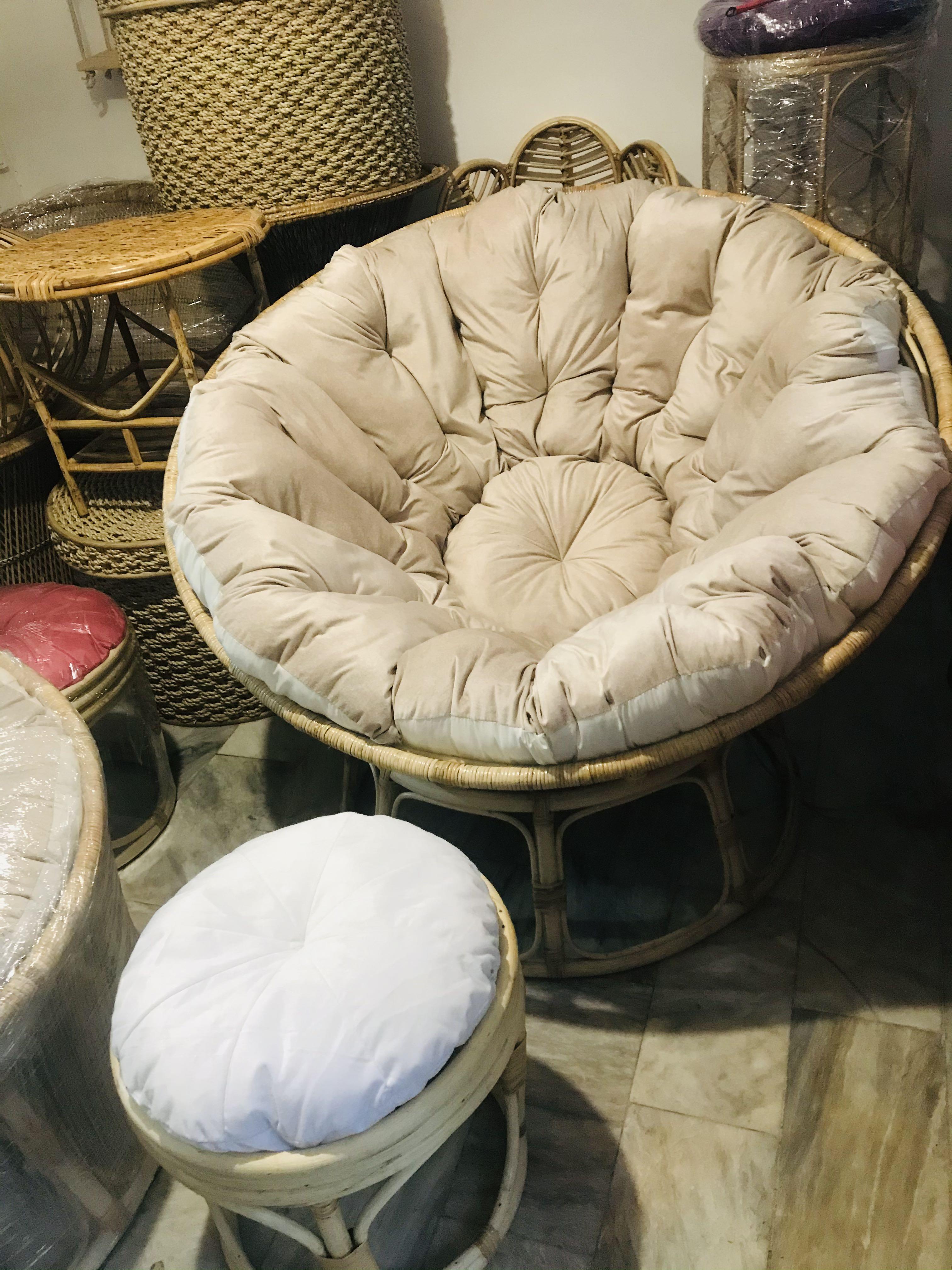 Papasan chair sales cushion 50 inch