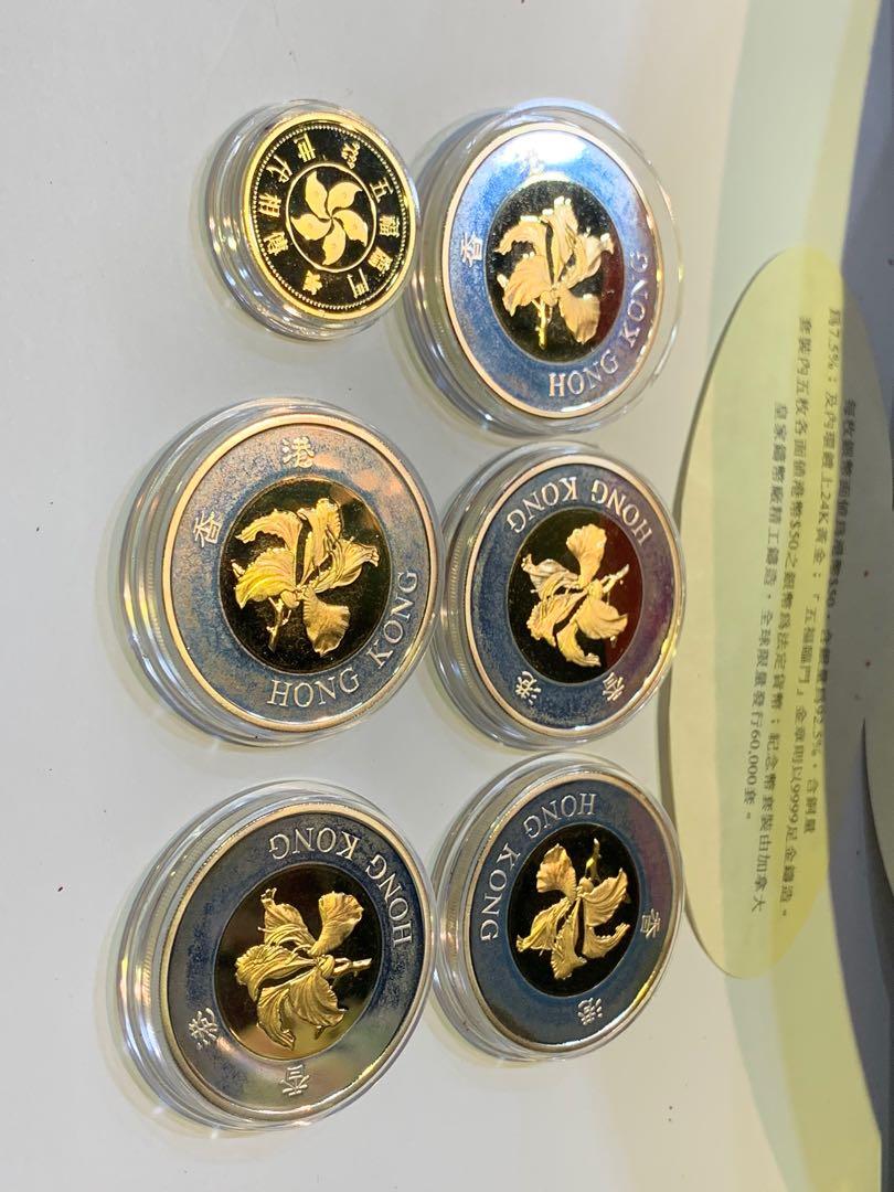 中国 2002年 五福 香港 コインセット 純金1枚7 8g 銀貨5枚 Yahoo 