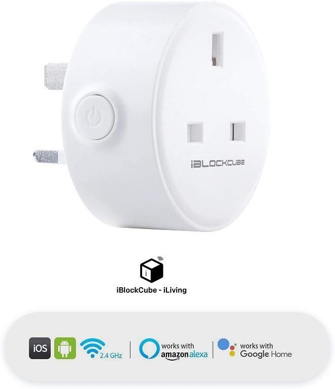 Upgraded Version WiFi Smart Plug Compatible with Alexa and Google Home IFTTT for your Smart Home 2 Pack Energy Monitoring Timing Wireless Outlets APP Remote Control from Anywhere; No hub required 