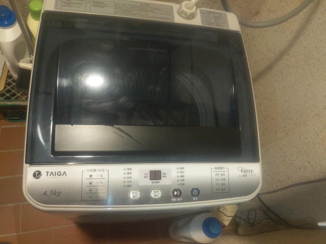 （二手）使用一年
日本TAIGA 4.5kg全自動迷你單槽洗衣機CB0960 照片瀏覽 1