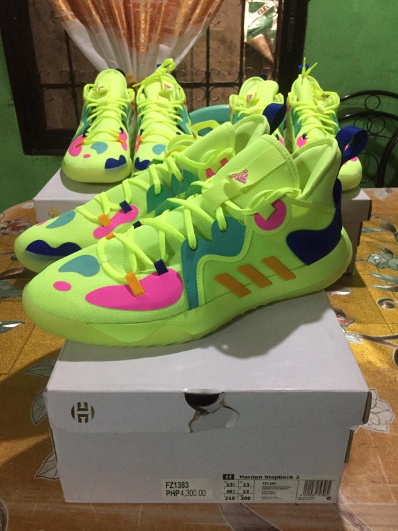 Adidas Harden Stepback 2 'Hi-Res Yellow' size 13.5, Men's Fashion,  Footwear, Sneakers on Carousell
