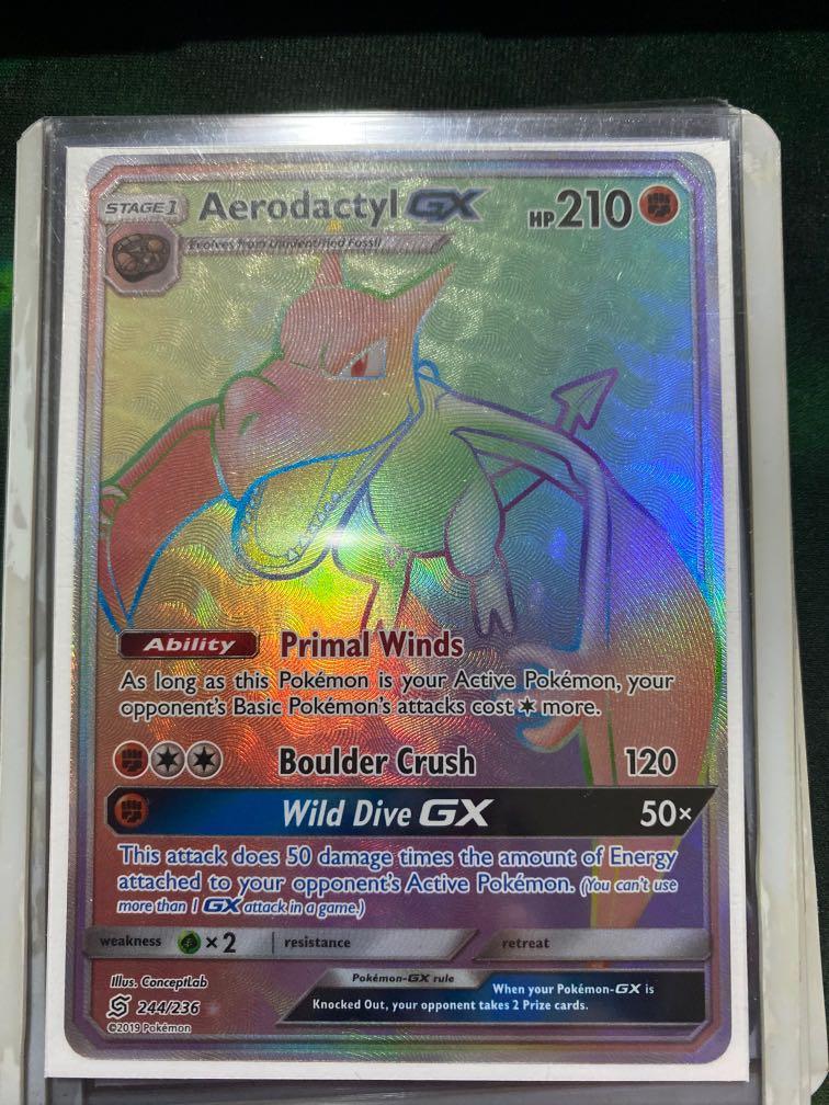 Aerodactyl GX, Hobbies & Toys, Toys & Games on Carousell