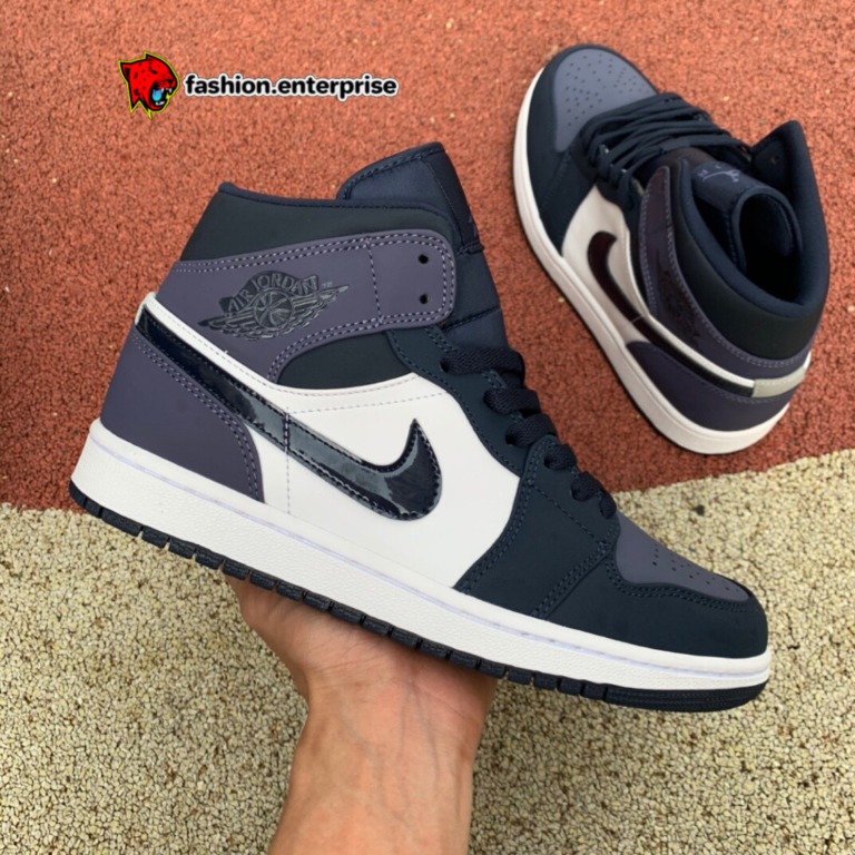 Air Jordan 1 Mid Sanded Purple Men s Fashion Footwear Sneakers